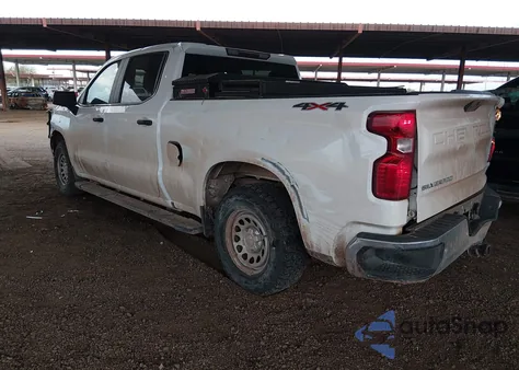 2021 Chevrolet Silverado 1500 4Wd Standard Bed Wt z USA, uszkodzony, nr VIN 1GCUYAEF6MZ424491